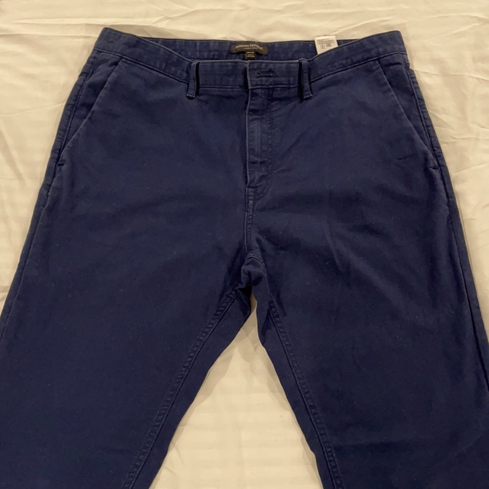 Banana Republic navy aiden pants 36/32